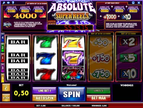 absolute super reels progressive slot